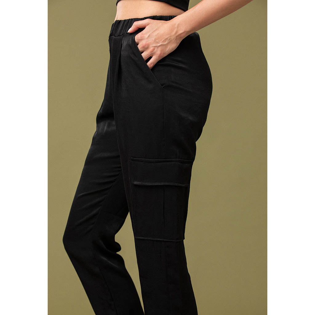 Cargo Pants | Silky Black