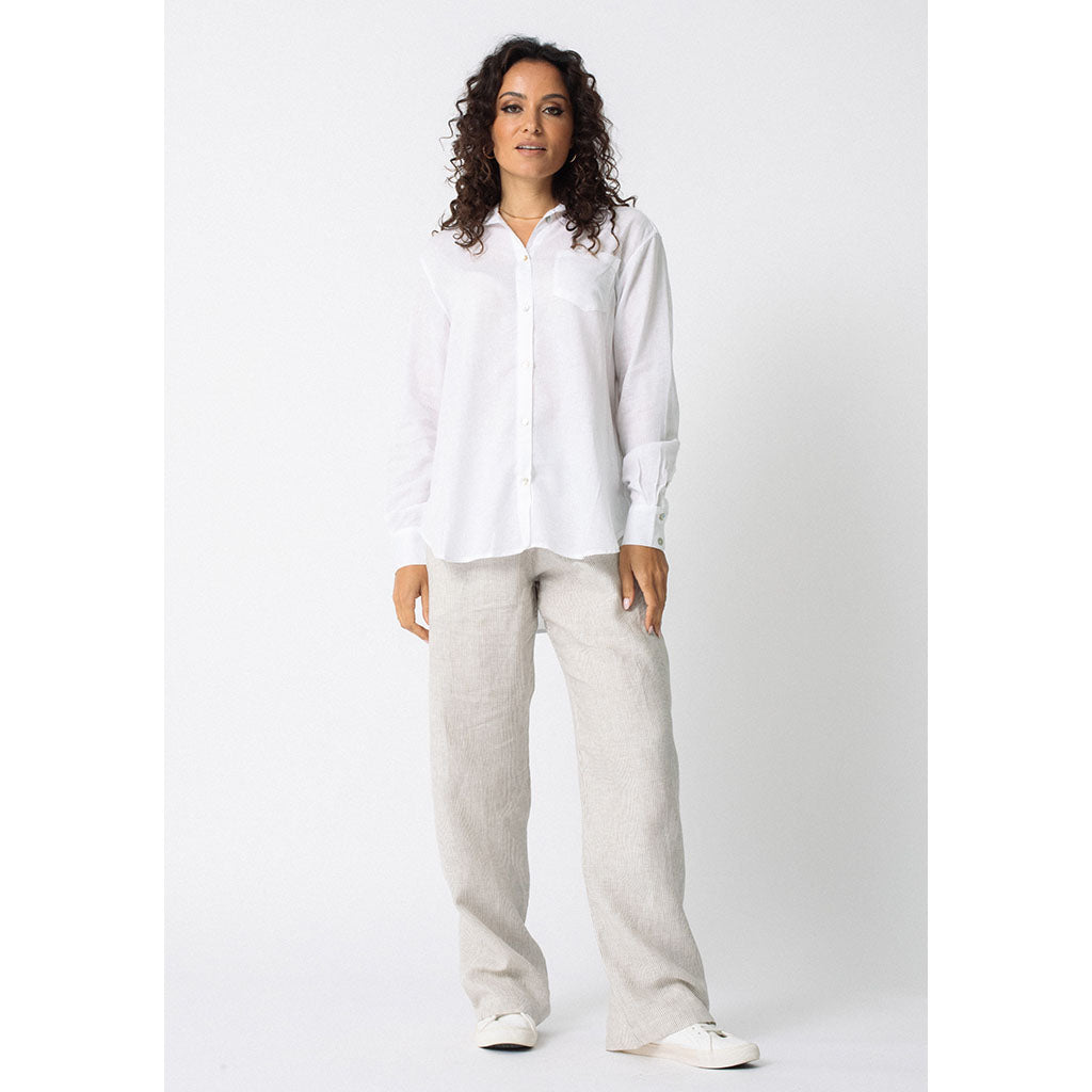 The Blake Pants | Stone Stripe