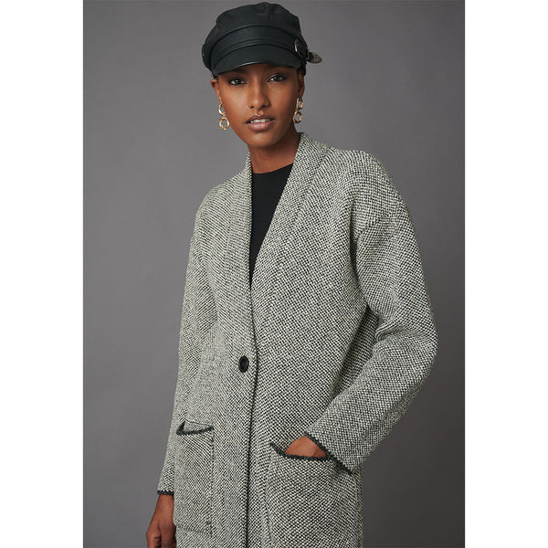 Isla Cotton Coatigan | Melange