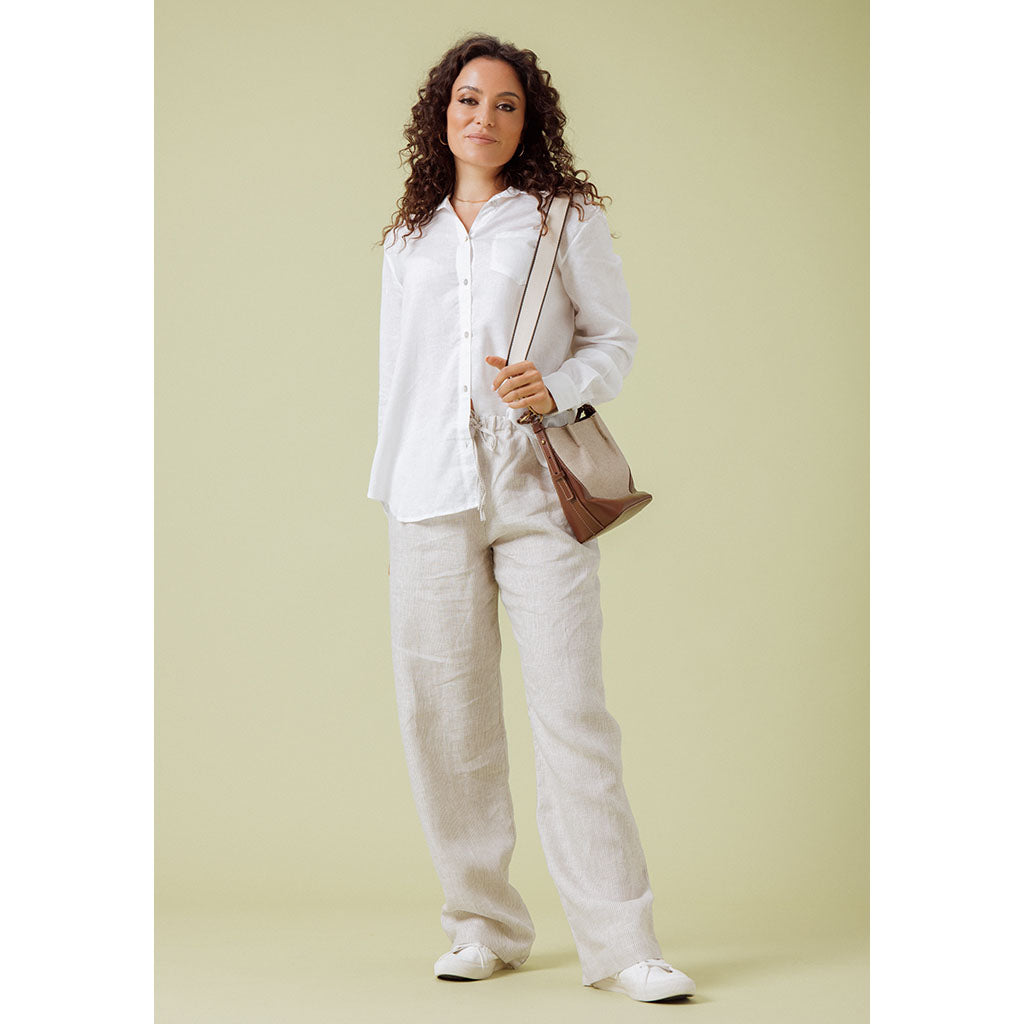 The Blake Pants | Stone Stripe