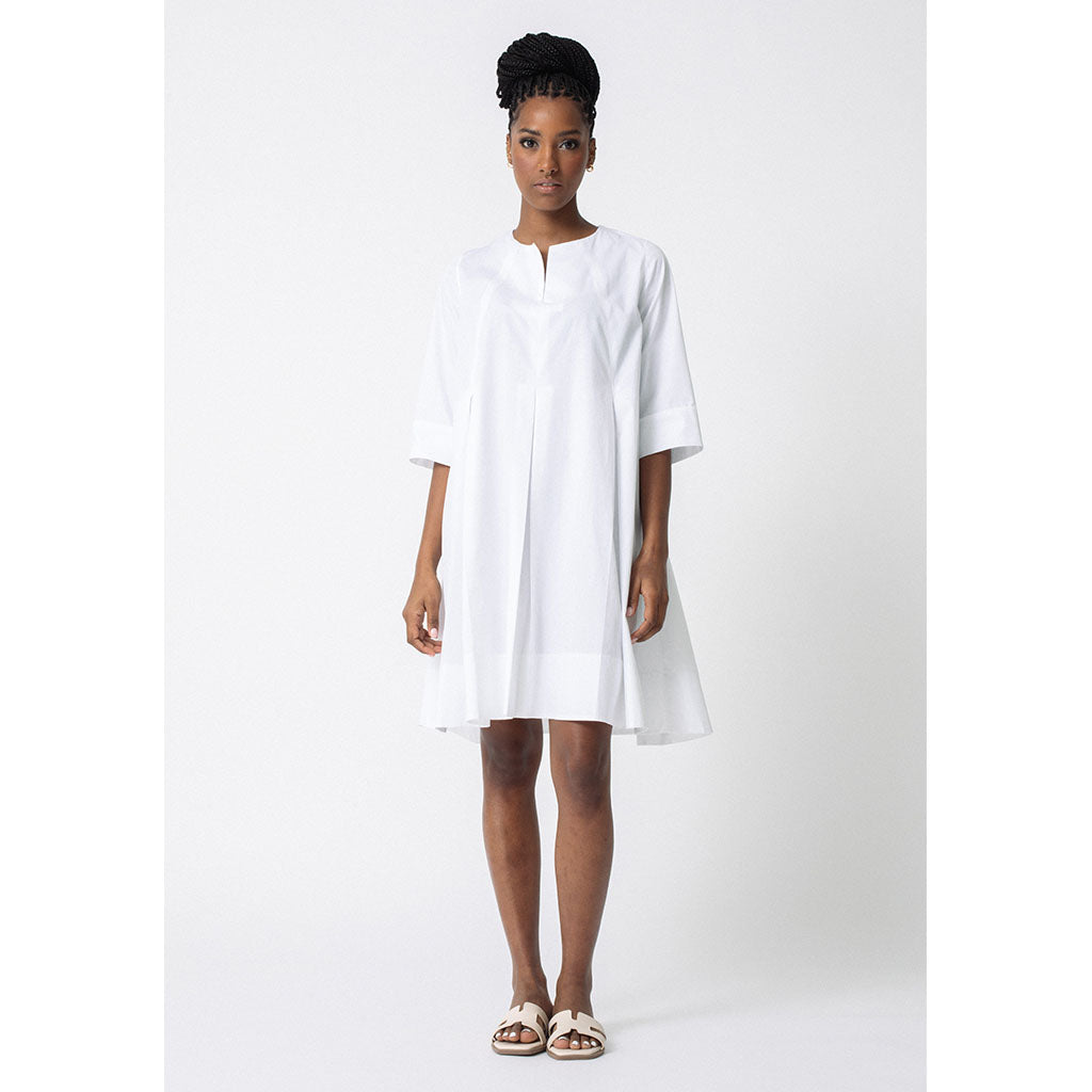 Saxon Dress | White