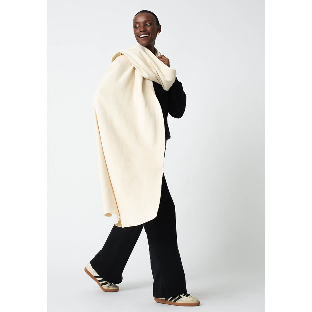 The Oversized Scarf | Ecru