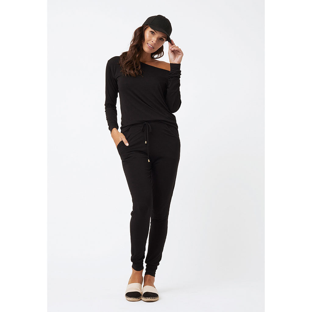 Bamboo Lounge Set | Black (restocking soon, pls select size and add email address)