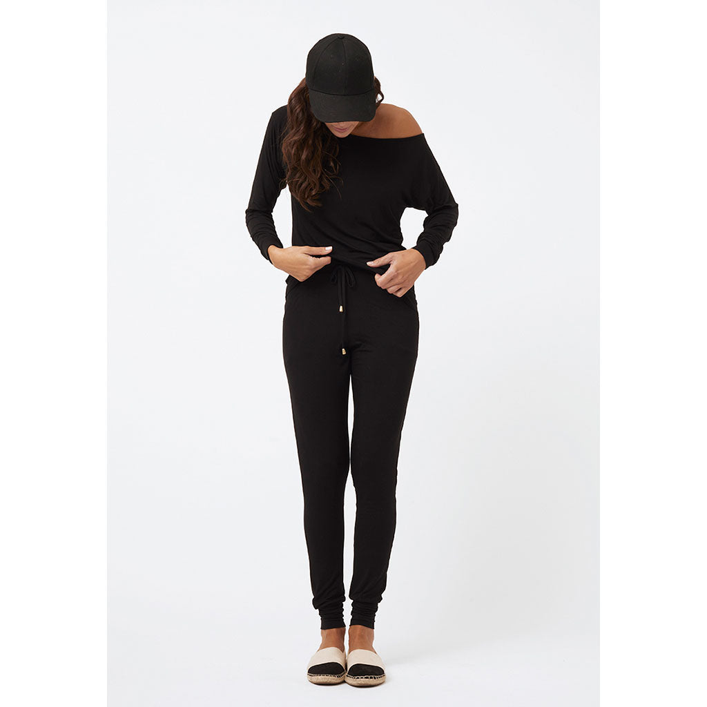 Bamboo Lounge Set | Black (restocking soon, pls select size and add email address)