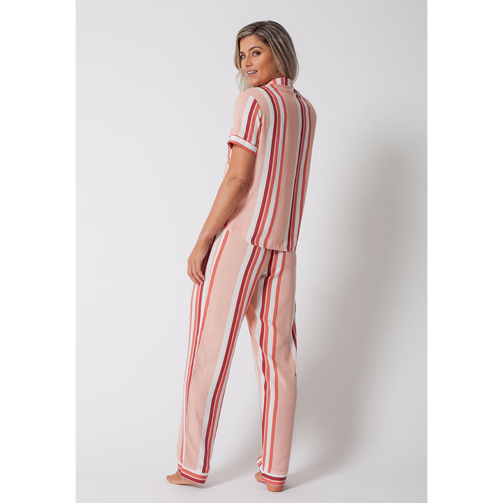 Classic Long Pajama Set | Candy Stripe